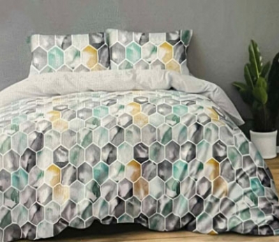 Двуспальное постельное белье из бязи эконом «1893»