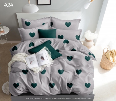 Полуторное постельное белье из бязи «424»