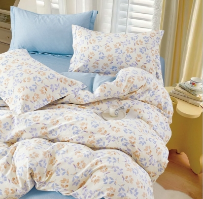 Двуспальное постельное белье из твил-сатина «7588»