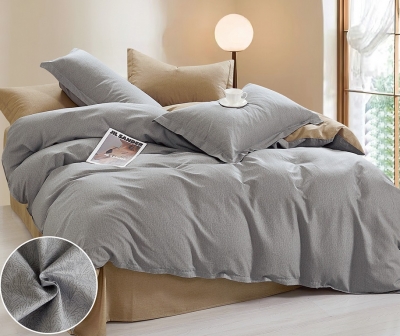 Двуспальное постельное белье из твил-сатина «7628»