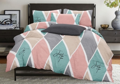 Постельное белье ДУЭТ из бязи эконом «Rhombus»