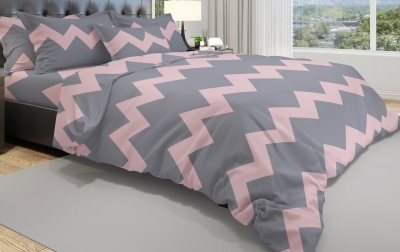 Двуспальное постельное белье из бязи эконом «Шеврон (Сhevron)»