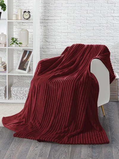 Покрывало-плед "Винный"