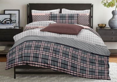 Двуспальное постельное белье из бязи эконом «Home story»