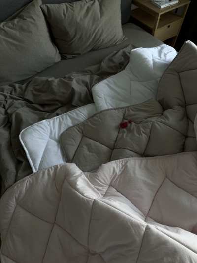 Двуспальное облегченное одеяло  172х215 "Термофайбер, микрофибра"