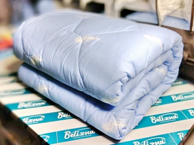 Евро одеяло 200x205 "Лебяжий пух - Премиум" (чехол 100% хлопок)