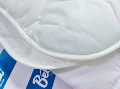 Двуспальное одеяло 172x205 "Лебяжий пух - Премиум" (чехол 100% хлопок)