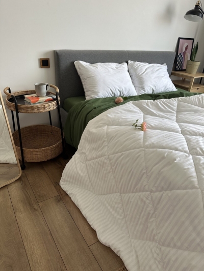 Евро одеяло 200х215 "Термофайбер, поплин (100% хлопок)"