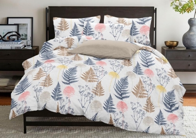 Постельное белье ДУЭТ из бязи эконом «Папоротники 3»