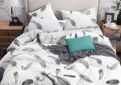 Постельное белье ДУЭТ из бязи эконом «Перышко Б»