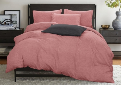 Постельное белье ДУЭТ из бязи эконом «Пудра Ротация»