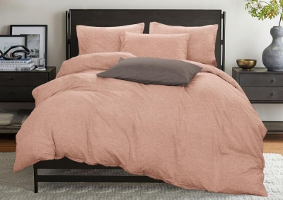 Постельное белье ДУЭТ из бязи эконом «Терракот б»