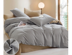 Двуспальное постельное белье из твил-сатина «7628»