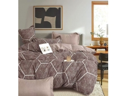 Двуспальное постельное белье из поплина «8057»