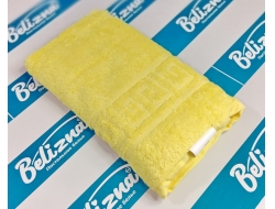 Полотенце махровое с тиснением «Желтое» (40х70)