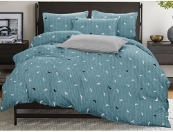 Двуспальное постельное белье из бязи эконом «Стрекоза 2»