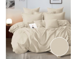 Постельное белье Дуэт из поплина «Бежевый»
