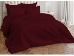Полуторное постельное белье из поплина «Бордо»