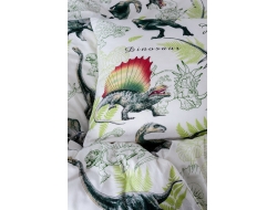 Полуторное постельное белье из бязи «Динозавры»
