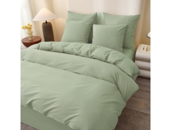 Простынь из поплина «Фисташковый» (145x220 180x220 210x220 220x240)