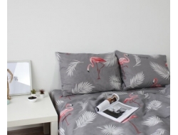 Полуторное постельное белье из бязи «Фламинго 5453»