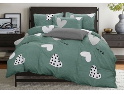 Постельное белье ДУЭТ из бязи эконом «Love»
