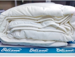 Двуспальное одеяло 172x205 "Лебяжий пух - Премиум" (чехол 100% хлопок)
