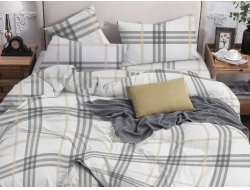 Двуспальное постельное белье из бязи эконом «Quadro»