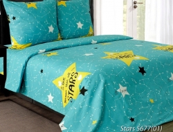 Полуторное постельное белье «Stars 5677-01»