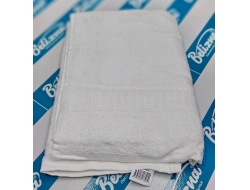 Полотенце махровое с тиснением «Белое» (100х150)